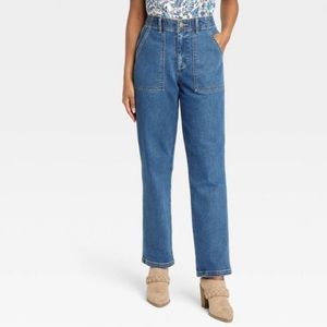 Women’s Regular-Fit Straight Leg Pants from Knox Rose size Medium